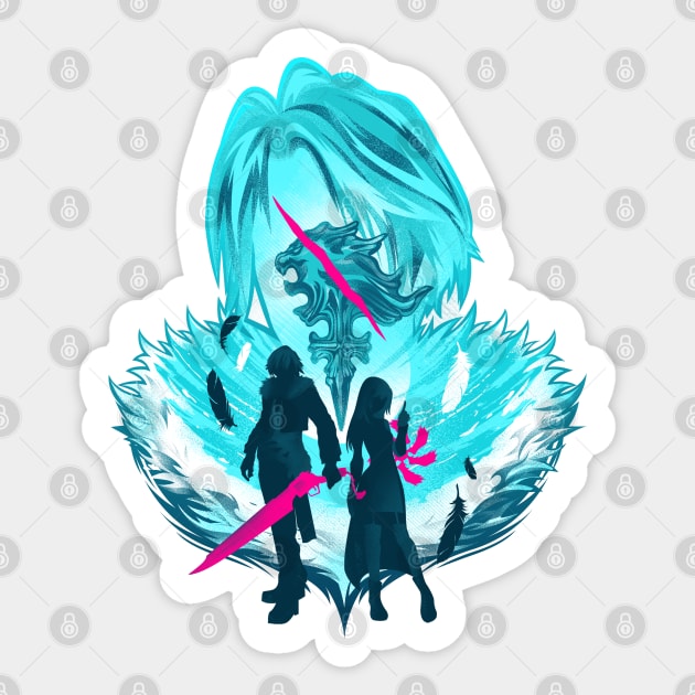 Squall of VIII Sticker by SourKrispop